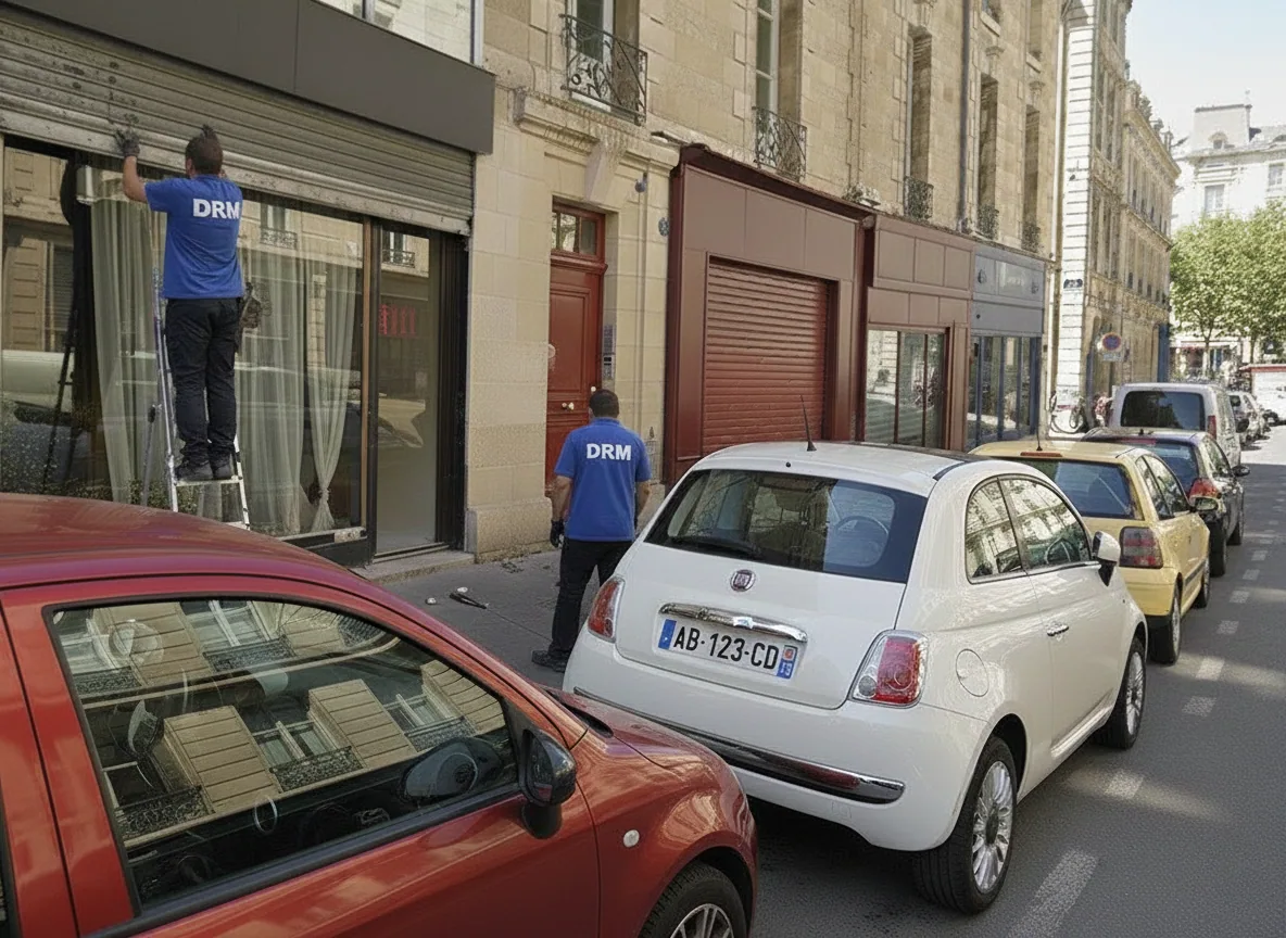 Déblocage de rideau métallique bloqué à Paris 8